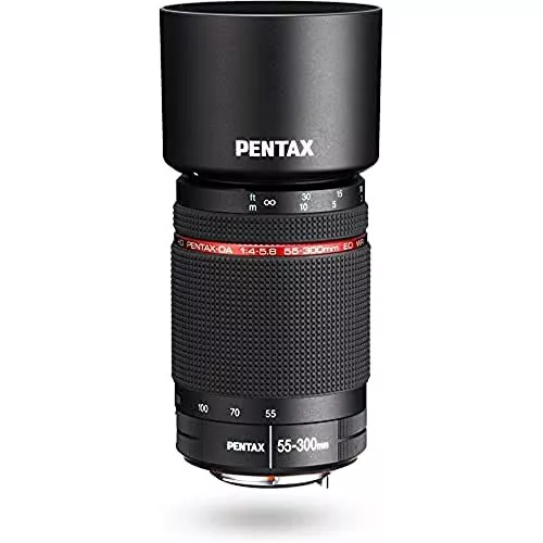 PENTAX Telephoto Zoom Lens HD Da 55-300mm F4-5.8ed K Mount Aps Taille 22270 Neuf