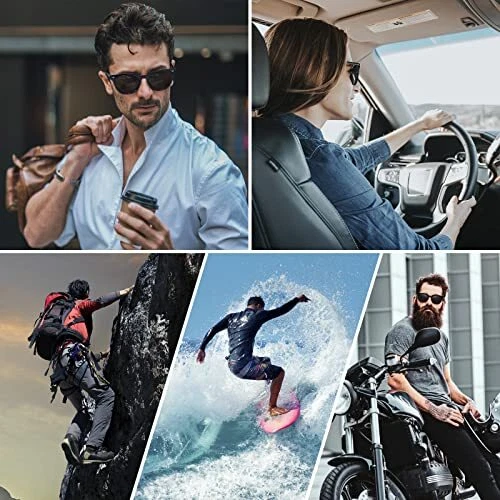 GIMDUMASA Polarisées Les Des Lunettes De Soleil Hommes Vintage Protection UV 2