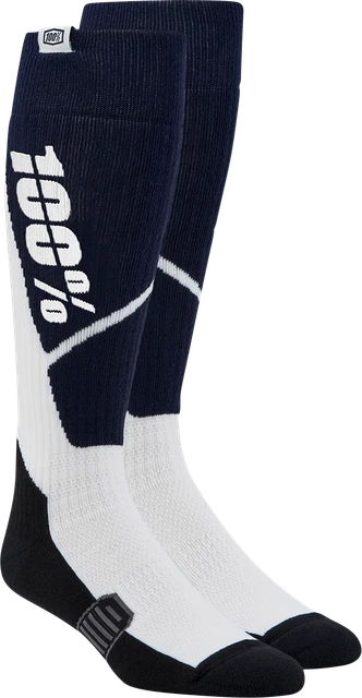 100% 20053-00006 Sock Torque Nv/Wh L/Xl Calza Performance