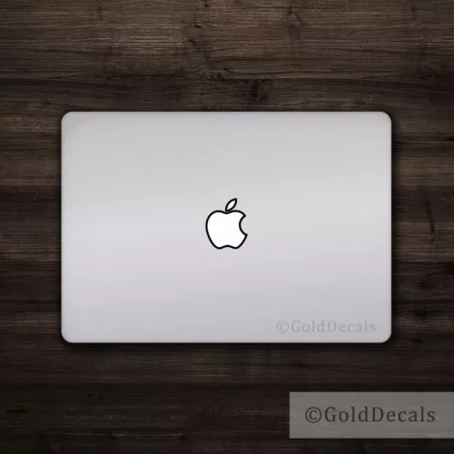 Apple Outline - Mac Apple Logo Laptop Vinyl Decal Sticker Macbook Decal Bold