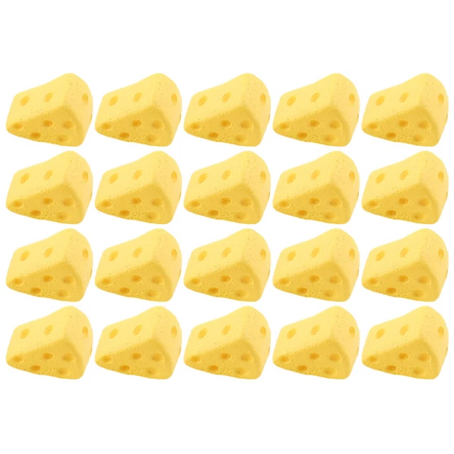 100 Pcs Fake Cheese Statuette Child Home Décor Hand Decor Flower Pot Ornaments 5