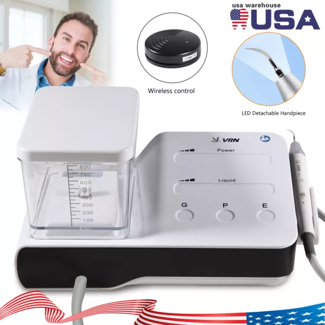 LED Dental Ultrasonic Piezo Scaler Detachable Ultrasound Unit fit EMS Cavitron