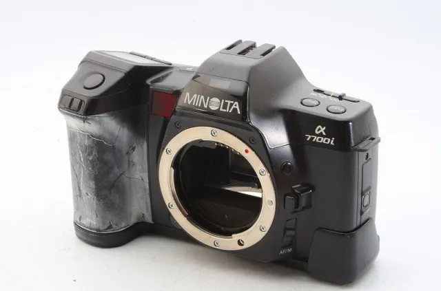 MINOLTA a7700i Film Camera Body Black Very Good Motion Tested Japan