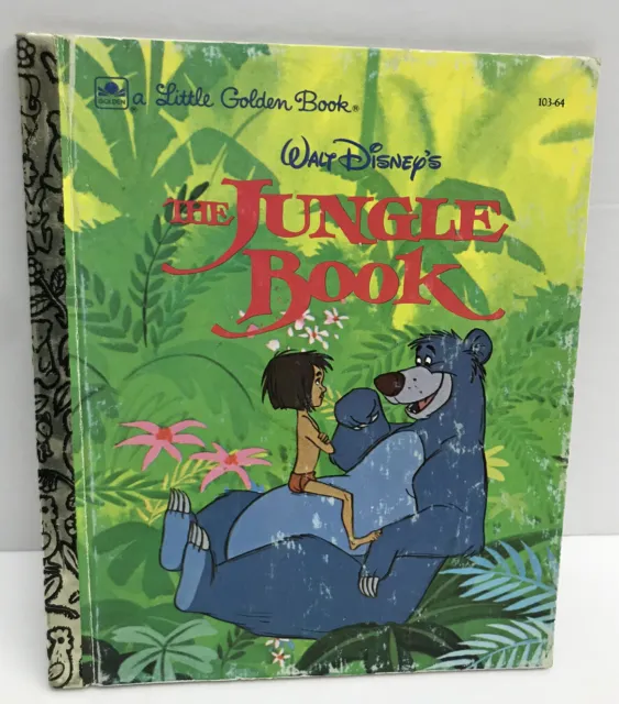 A Little Golden Book Walt Disneys The Jungle Book Hardcover by Walt Disney 1967