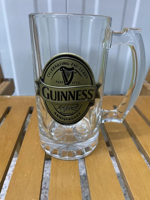 Glass Guiness Tankard