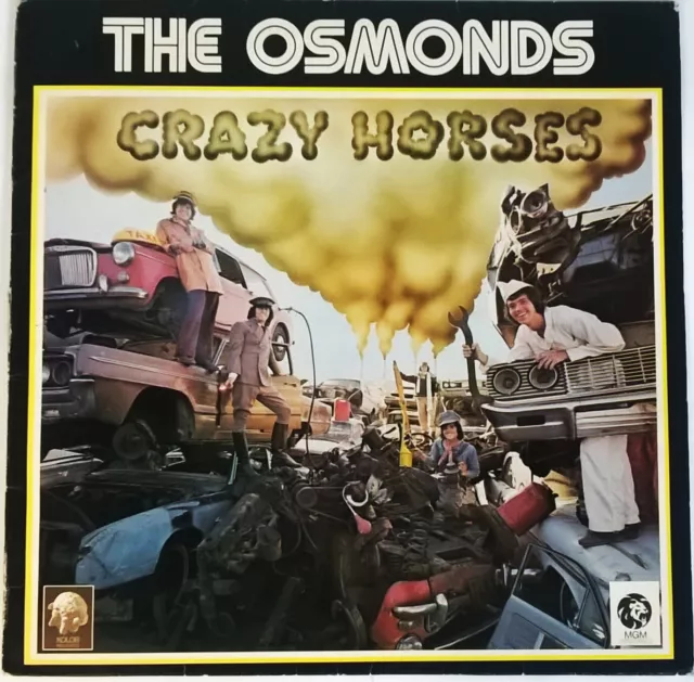 OSMONDS Crazy Horses Vinyl VG+/VG+ 1972 Stereo LP Reco rdAlbum Donny MGM 2315123