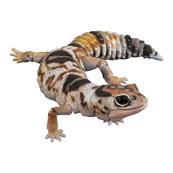 BANDAI GASHAPON WEST African Fat-tailed Gecko Action Figure ADVANCE ...