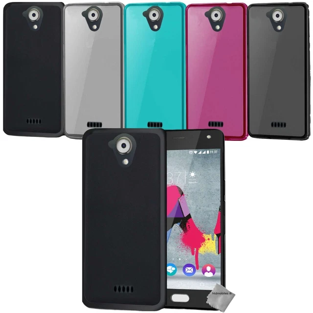 Housse Coque Gel Pour Wiko Cink Slim 2 – Gris Translucide (Neuf)