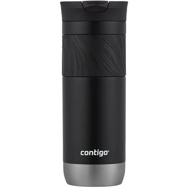 Travel Mug Contigo Leak proof Lid Stainless Steel Thermos 20oz Coffee Tea cup