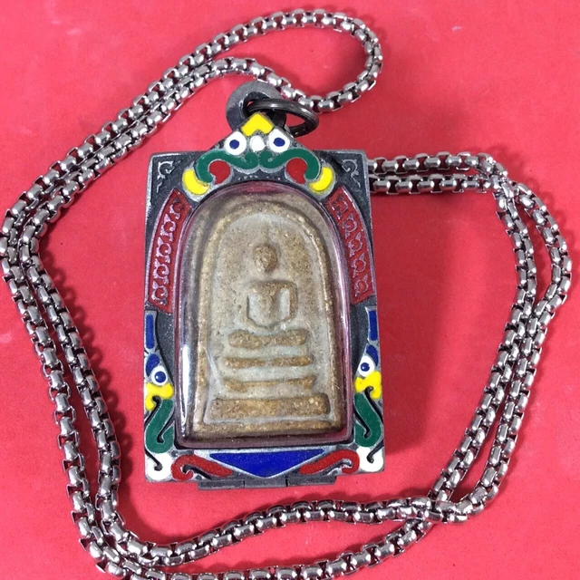 Phra Somdej Wat Rakang Holy Necklace Pendant Thai Amulet Talisman Powerful B4
