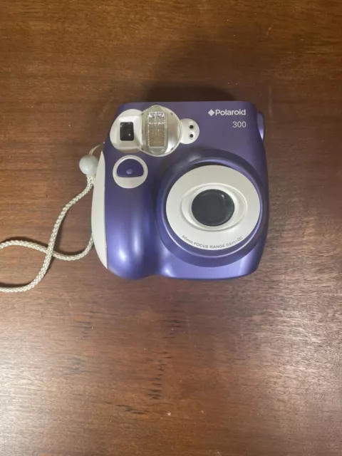 Polaroid Pic-300 Purple Instant Photo Film Camera Not Tested Use For Parts