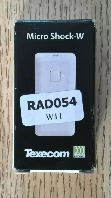 Sensor de ventana gris inalámbrico Texecom Micro Shock-W - GHC0002