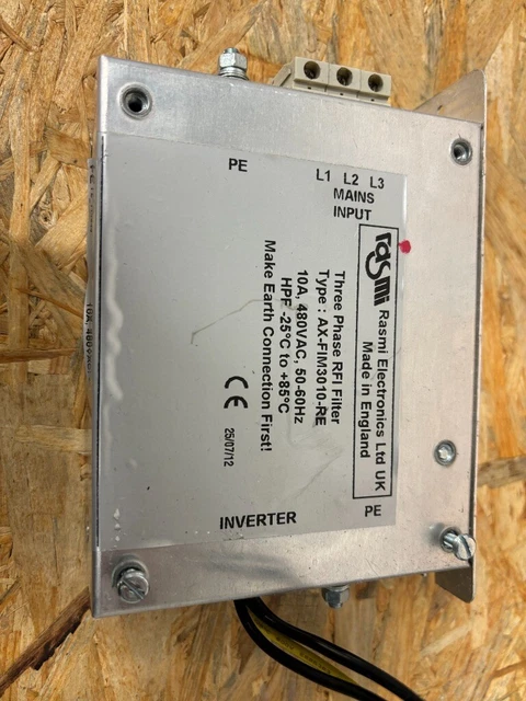 Power filter AX-FIM3010 12A 480VAC / #D H1V 4339