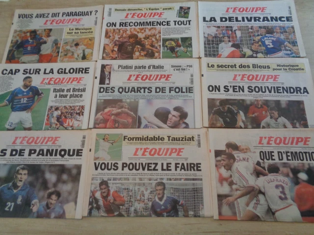 L'ÉQUIPE MAGAZINE - Coupe du Monde 1998 - Football