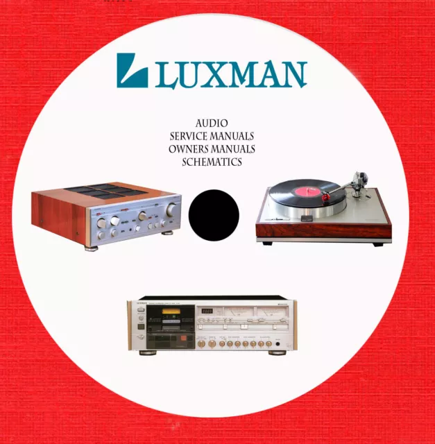 Luxman Audio Repair Service owner manuals on 1 dvd in pdf format