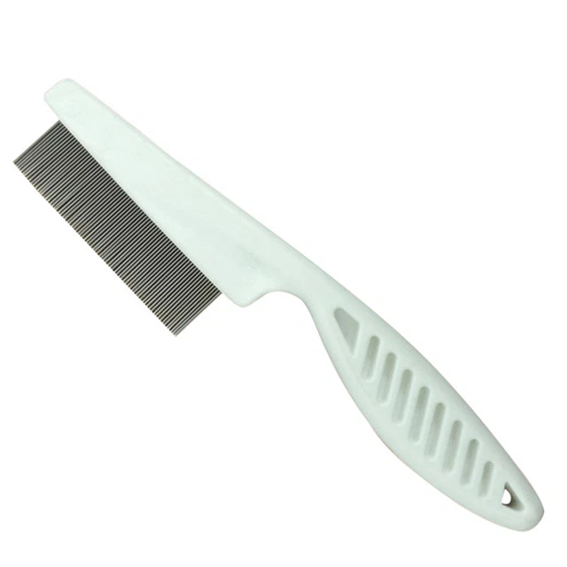 Cat Dog Metal Nit Head Hair Pet Lice Comb Fine Toothed Flea Flee Hand ZTL3