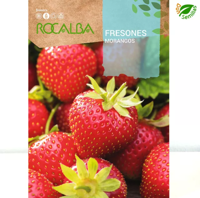 Freson ( 0,2 gr / 500 semillas ) seeds Fragaria vesca * Fresón * Fresones