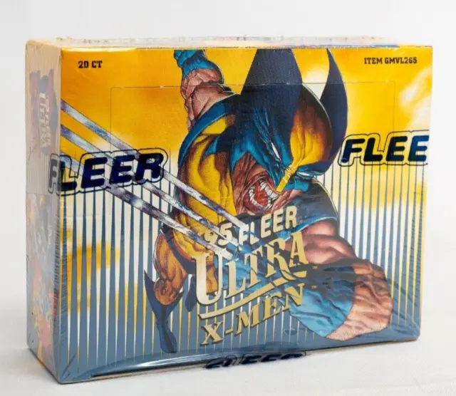 1995 Fleer Ultra X-Men - 20 Packs Walmart Trading Card Sealed Box