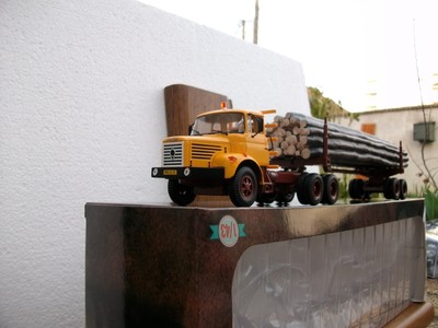 1/43 Berliet TBH 280 semi-remorque fardier N°7  SEMI REMORQUE D'EXCEPTION 