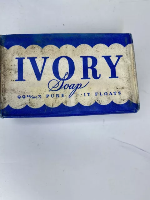 Vintage Ivory Soap Bar Medium Size NOS 1940's Proctor & Gamble New old Stock