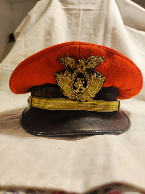 Trenitalia Ferrovie Berretto Da Ferroviere Copricapo