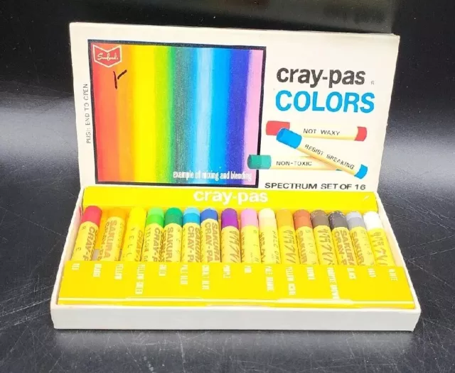 Sanford’s Cray-Pas COLORS - Spectrum Set Of 16 Vintage New Old Stock