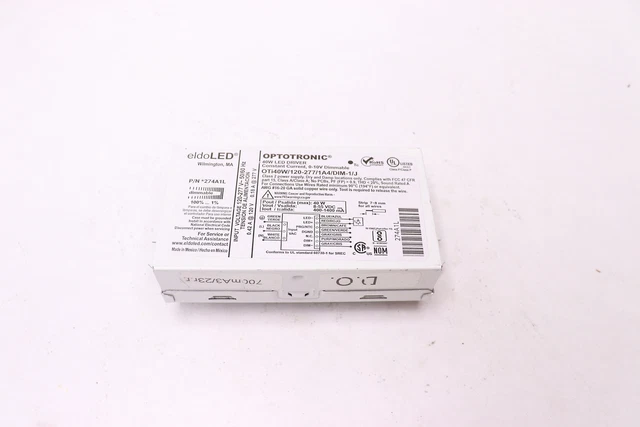 eldoLED Constant Current Dimmable Compact LED Driver 40W 50/60Hz 274A1L