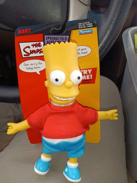 Playmates The Simpsons Springfield Screamers Bart Doll New