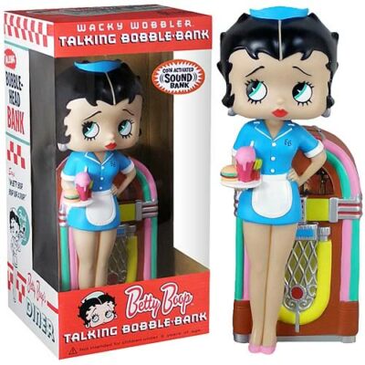 Betty Boop Bobble-Head Money-Bank No Sound PVC 30cm Funko