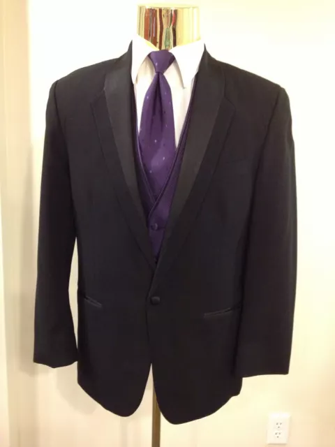 Black Christian Dior Toulon Tuxedo Jacket