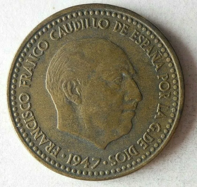 1947 (52) Spanien Peseta - Hochgradige Münze Spanien Bin D-76