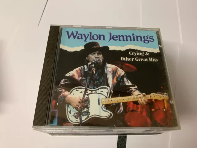 Waylon Jennings Crying Other Great Hits Cd 12 Trk 1990