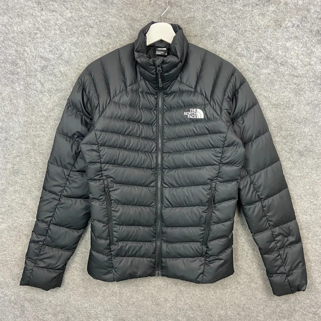 Giacca The North Face da Uomo Extra Small Nera Riempimento Piombo Isolato 550 Cappotto