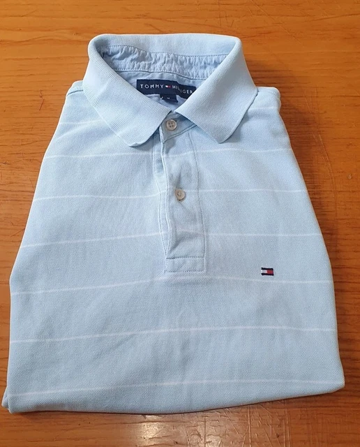 Polo  - Tommy Hilfiger - Taglia M - Celeste - Cotone -  ottime condizioni 