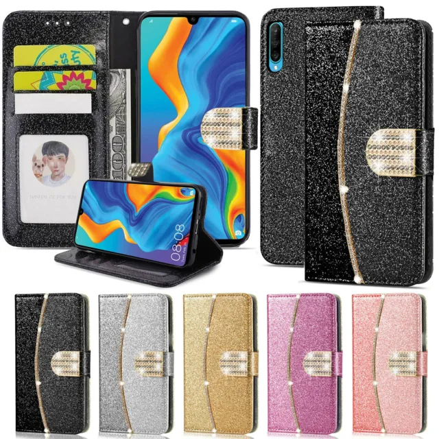 Case For Huawei P40 Lite Mate 30 P10 P8 PSmart Leather Flip Stand Wallet Cover