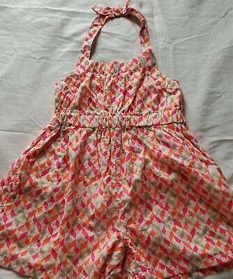 Old Navy Girls 5T 1 Piece Summer Shorts Set Neck Strap Made In India