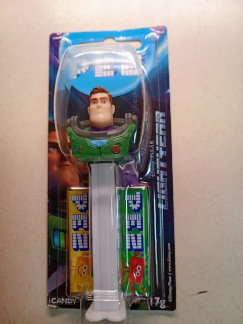 Toy Story Buzz Lightyear Without  Helmet Pez Dispenser  2 Packs Of Tablets