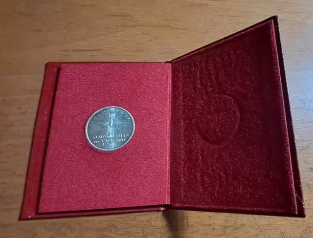 moneta 500 lire argento Vaticano sede vacante 1978 con accento
