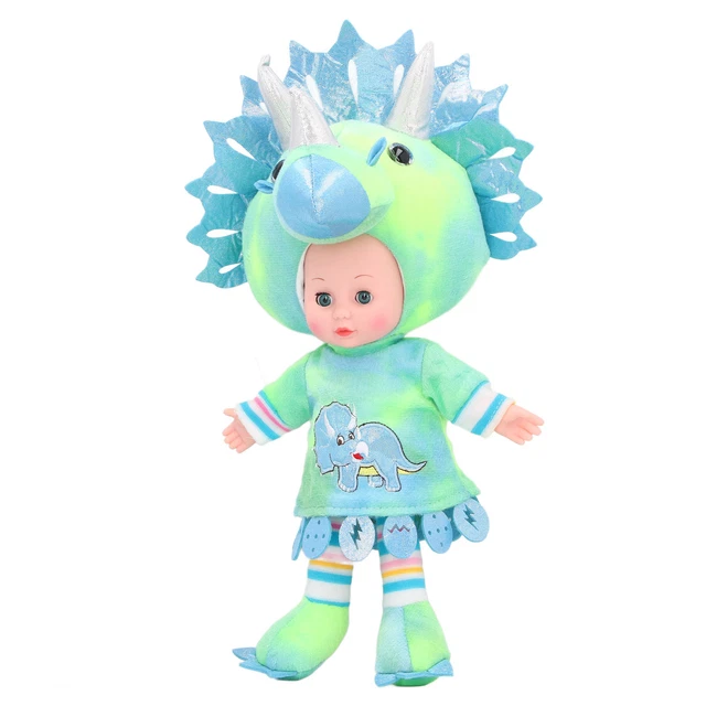 Bambola carina bambino morbida 40 cm/15,7 pollici bambola dinosauro per ragazze per regali di compleanno