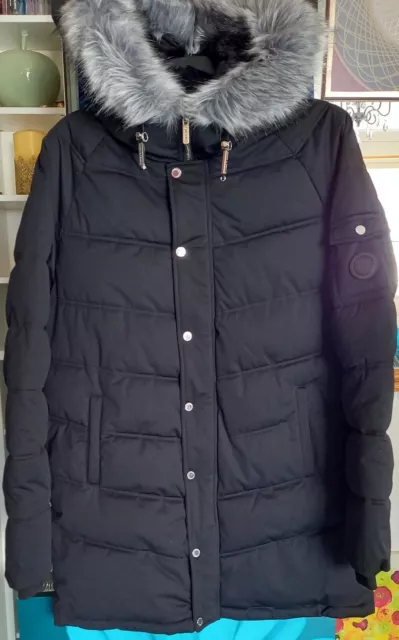 SUPPLY DEMAND Hurricane Long Jacket in Black Men s Size Xtra Large 65.00 PicClick UK