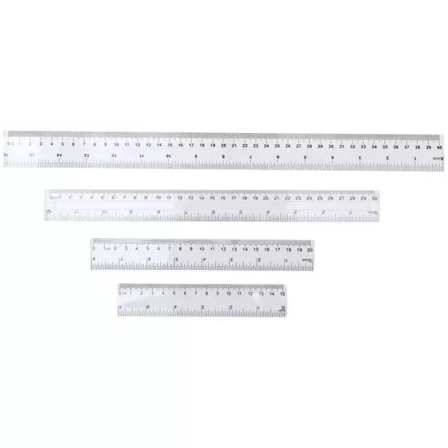 Tools 6 Inch 8 Inch 12 Inch 16 Inch Straight Ruler Measuring Tool Scale Ruler