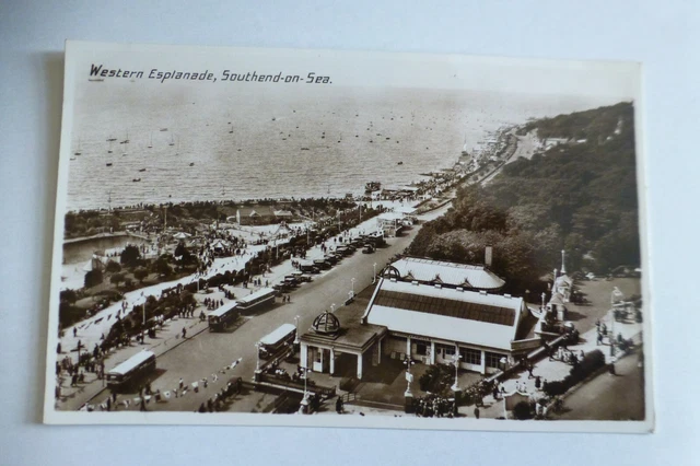 J490 WESTERN ESPLANADE Southend-On-Sea Real Photo Postcard