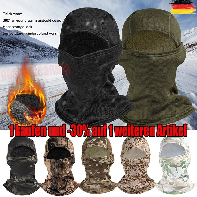 Winterwärme Balaclava Sturmhaube Maske Motorrad Bike Fahrrad Skimaske Hut PO
