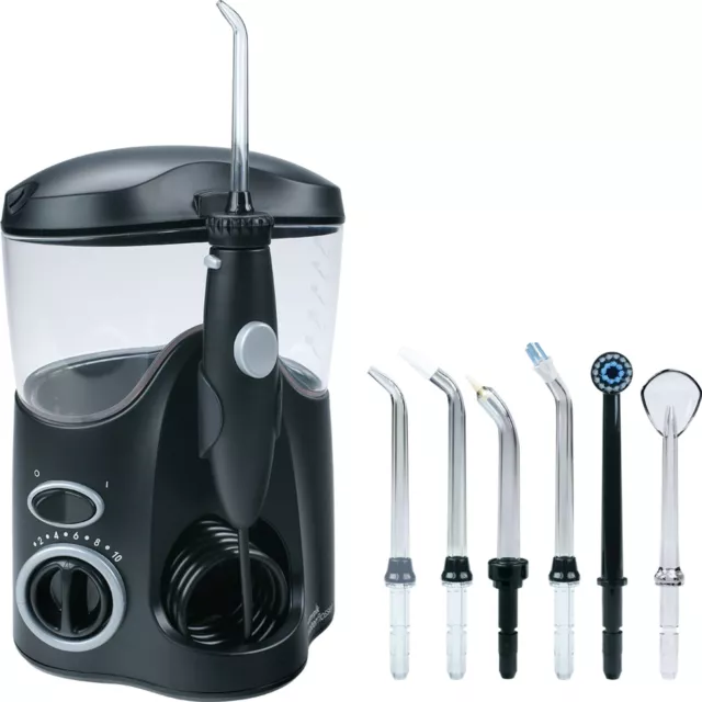 Waterpik Ultra Munddusche WP-112E Water Flosser BLACK Schwarz +7 Düsen