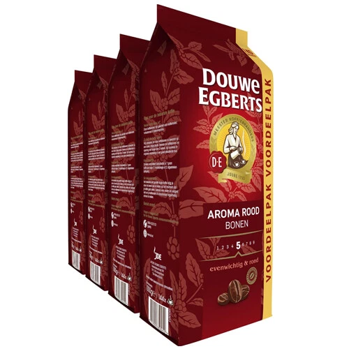 Douwe Egberts - Aroma Rood Beans - 4x 1kg