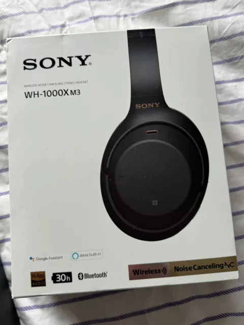 Sony WH-1000XM3 Wireless Over the Ear Headphones - Black