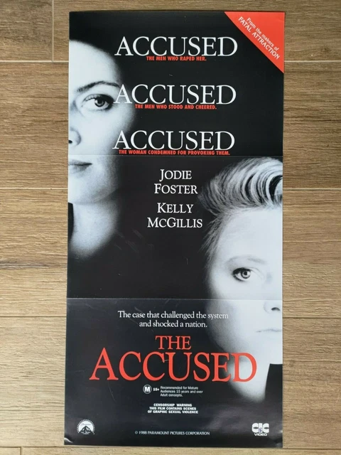 The Accused Poster Original Vintage Movie Release Poster
