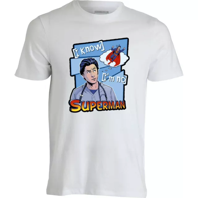 T-shirt maglietta serie tv SCRUBS Doctor JD dottor Dorian maglia tshirt uomo
