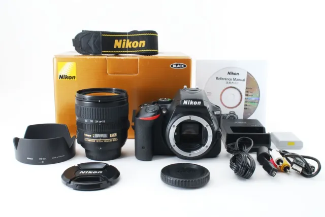 Nikon D5500 24.2MP DSLR Camera 18-70mm AF-S DX IF-ED Lens  Kit W/Box [Near Mint]