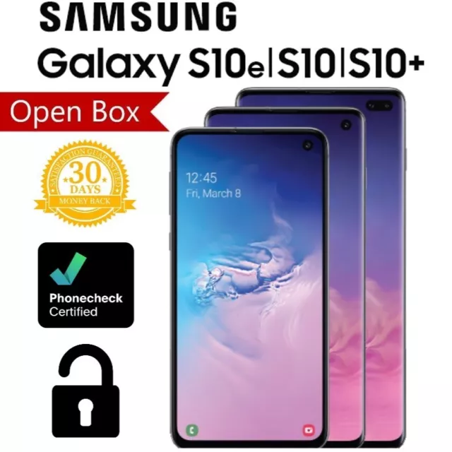 Samsung Galaxy S10 S10e S10+ Plus 128GB 512GB - Unlocked Verizon AT&T T-Mobile